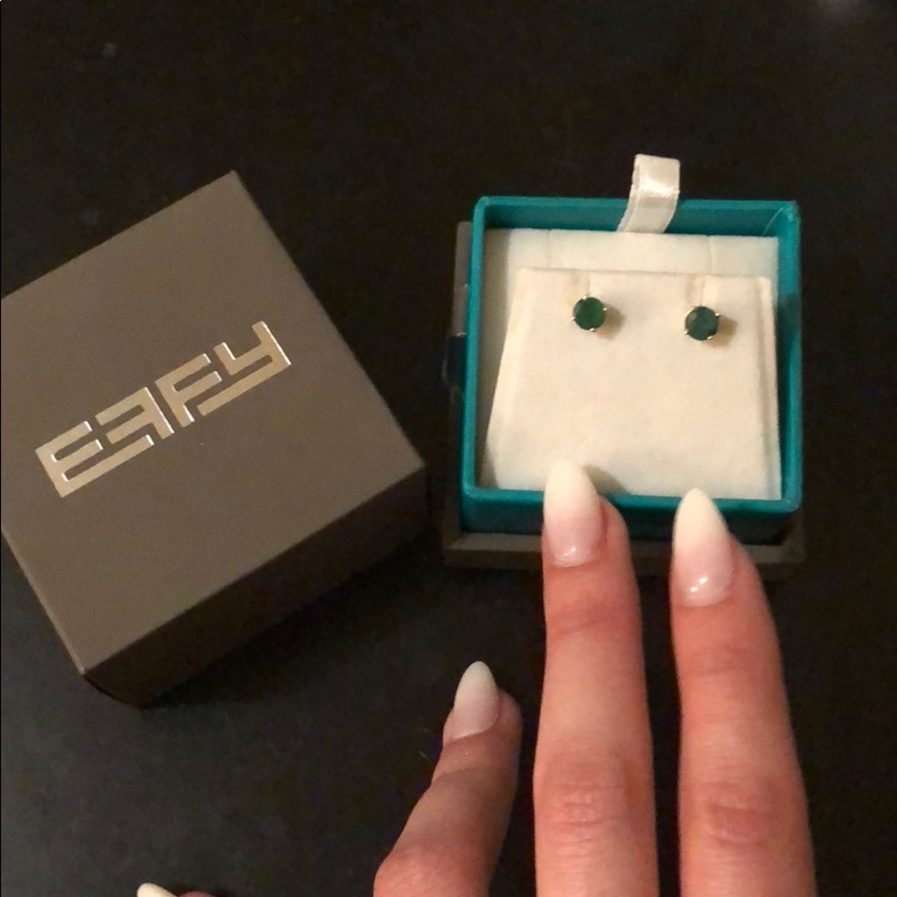 Emerald earrings EFFY brand